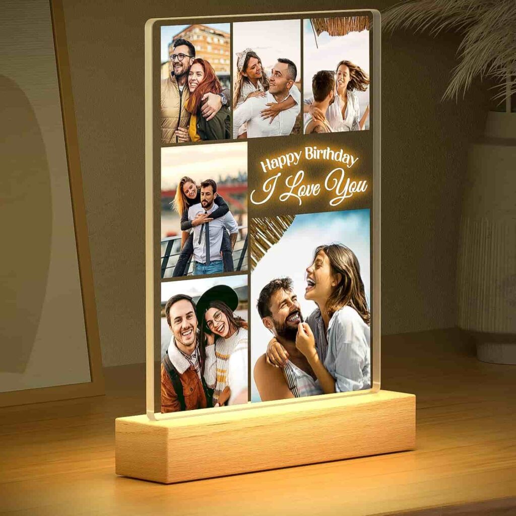 Custom Photo Frame with Night Light