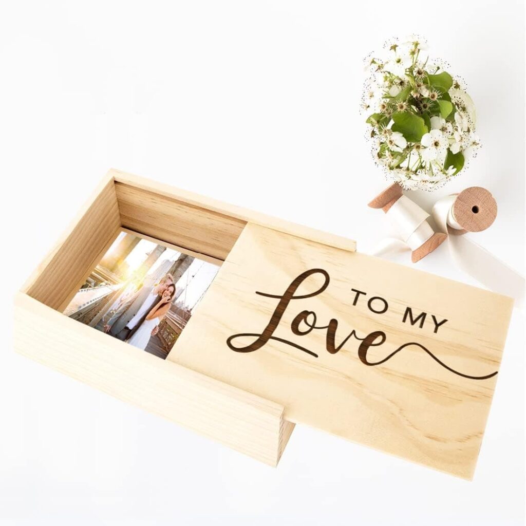 Wooden Love Notes Box